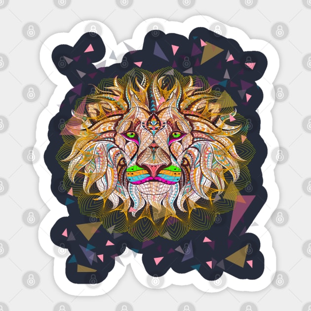 best t-shirt The lion of the galaxy Sticker by yamiston